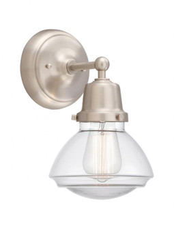Olean - 1 Light - 7 inch - Brushed Satin Nickel - Sconce (3442|623-1W-SN-G322)