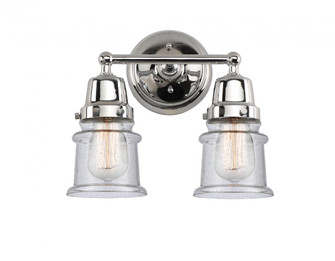 Canton - 2 Light - 13 inch - Polished Chrome - Bath Vanity Light (3442|623-2W-PC-G184S)