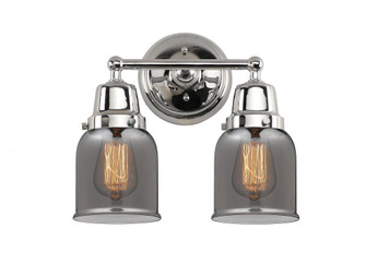 Bell - 2 Light - 13 inch - Polished Chrome - Bath Vanity Light (3442|623-2W-PC-G53)