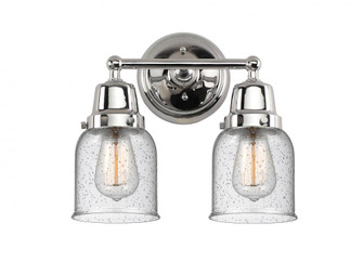 Bell - 2 Light - 13 inch - Polished Chrome - Bath Vanity Light (3442|623-2W-PC-G54)