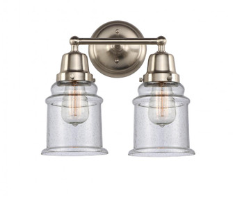 Canton - 2 Light - 14 inch - Brushed Satin Nickel - Bath Vanity Light (3442|623-2W-SN-G184)