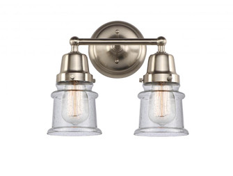 Canton - 2 Light - 13 inch - Brushed Satin Nickel - Bath Vanity Light (3442|623-2W-SN-G184S)