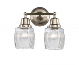 Colton - 2 Light - 14 inch - Brushed Satin Nickel - Bath Vanity Light (3442|623-2W-SN-G302)