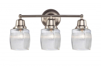 Colton - 3 Light - 22 inch - Brushed Satin Nickel - Bath Vanity Light (3442|623-3W-SN-G302)