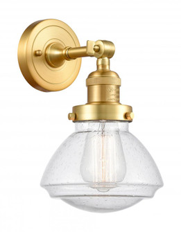 Olean - 1 Light - 7 inch - Satin Gold - Adjustable Sconce (3442|203-SG-G324-LED)