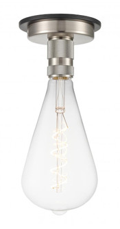 Aurora - 1 Light - 5 inch - Black Satin Nickel - Flush Mount (3442|431-1F-BSN-BB-125-LED)