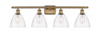 Bristol - 4 Light - 38 inch - Brushed Brass - Bath Vanity Light (3442|516-4W-BB-GBD-752-LED)