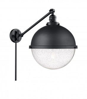 Hampden - 1 Light - 13 inch - Matte Black -Adjustable Swing Arm (3442|237-BK-HFS-124-BK-LED)
