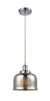 Bell - 1 Light - 8 inch - Polished Chrome - Cord hung - Mini Pendant (3442|916-1P-PC-G78-LED)