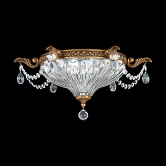 Milano 2 Light 120V Flush Mount in Heirloom Gold with Clear Heritage Handcut Crystal (168|5633-22H)
