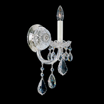 Olde World 1 Light 120V Wall Sconce in Aurelia with Clear Heritage Handcut Crystal (168|6805-211H)