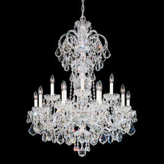 Olde World 15 Light 120V Chandelier in Aurelia with Clear Heritage Handcut Crystal (168|6814-211H)