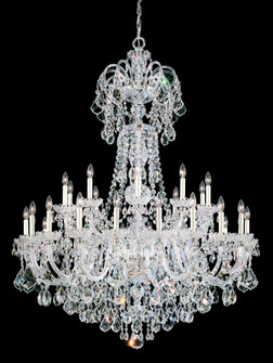 Olde World 35 Light 120V Chandelier in Aurelia with Clear Heritage Handcut Crystal (168|6816-211H)