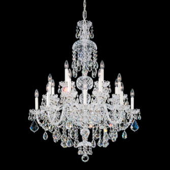 Olde World 25 Light 120V Chandelier in Polished Silver with Clear Heritage Handcut Crystal (168|6860-40H)