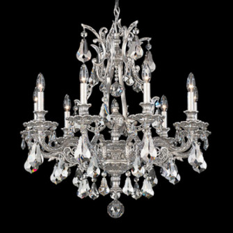 Sophia 9 Light 120V Chandelier in Florentine Bronze with Clear Heritage Handcut Crystal (168|6949-83H)