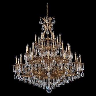 Sophia 35 Light 120V Chandelier in Etruscan Gold with Clear Heritage Handcut Crystal (168|6967-23H)