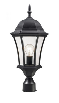 1 Light Outdoor Post Mount Fixture (276|522PHM-BK)