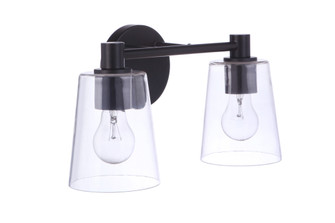 Emilio 2 Light Vanity in Flat Black (20|12615FB2)