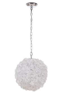 Roxx 1 Light Large Pendant in Chrome w/Quartz Crystals (20|48491-CH)