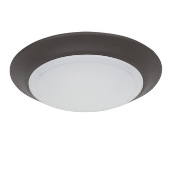 7 in. Bronze Integrated LED Ceiling or Flush Mount Disk Light Trim, 3000K (21|EVDK690DBZ30)