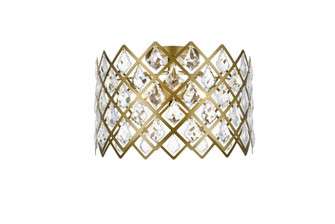 Lyla 13 inch flush mount in brass (758|1110F13BR)