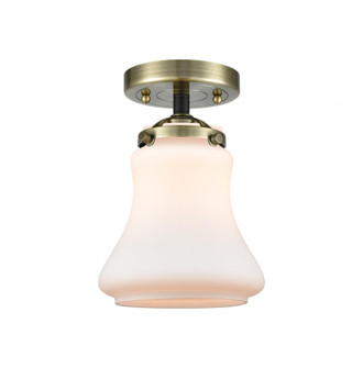 Bellmont - 1 Light - 6 inch - Black Antique Brass - Semi-Flush Mount (3442|284-1C-BAB-G191)
