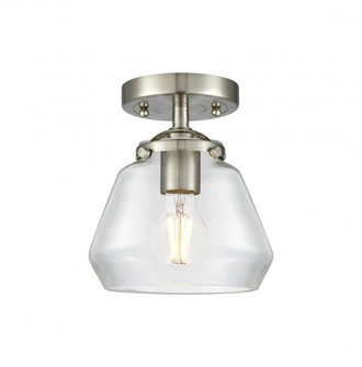 Fulton - 1 Light - 7 inch - Brushed Satin Nickel - Semi-Flush Mount (3442|284-1C-SN-G172)