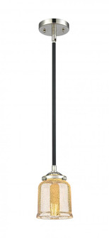 Bell - 1 Light - 5 inch - Black Polished Nickel - Stem hung - Mini Pendant (3442|284-1S-BPN-G58)