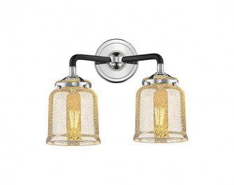 Bell - 2 Light - 13 inch - Black Polished Nickel - Bath Vanity Light (3442|284-2W-BPN-G58)