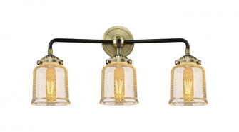 Bell - 3 Light - 23 inch - Black Antique Brass - Bath Vanity Light (3442|284-3W-BAB-G58-LED)