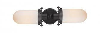 Centri - 2 Light - 22 inch - Matte Black - Bath Vanity Light (3442|900-2W-BK-CE231-BK-W)