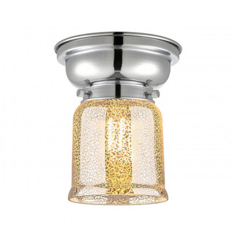 Bell - 1 Light - 6 inch - Polished Chrome - Flush Mount (3442|623-1F-PC-G58-LED)