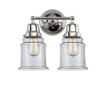 Canton - 2 Light - 14 inch - Polished Chrome - Bath Vanity Light (3442|623-2W-PC-G182)