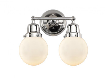Beacon - 2 Light - 14 inch - Polished Chrome - Bath Vanity Light (3442|623-2W-PC-G201-6)