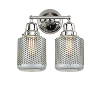 Stanton - 2 Light - 14 inch - Polished Chrome - Bath Vanity Light (3442|623-2W-PC-G262)