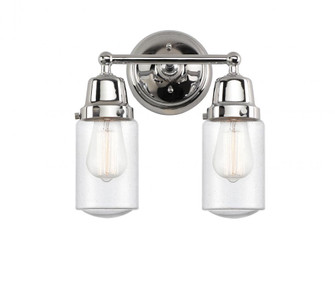Dover - 2 Light - 13 inch - Polished Chrome - Bath Vanity Light (3442|623-2W-PC-G314)