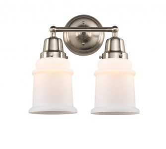 Canton - 2 Light - 14 inch - Brushed Satin Nickel - Bath Vanity Light (3442|623-2W-SN-G181)