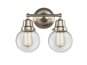 Beacon - 2 Light - 14 inch - Brushed Satin Nickel - Bath Vanity Light (3442|623-2W-SN-G202-6)