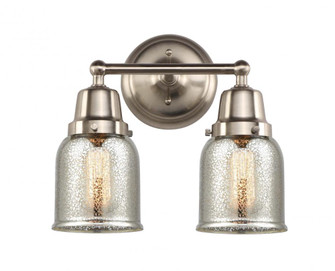 Bell - 2 Light - 13 inch - Brushed Satin Nickel - Bath Vanity Light (3442|623-2W-SN-G58)