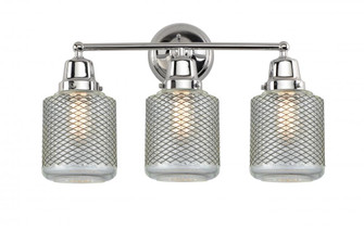 Stanton - 3 Light - 22 inch - Polished Chrome - Bath Vanity Light (3442|623-3W-PC-G262)