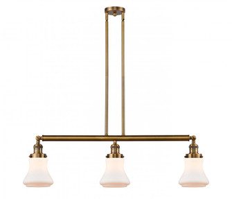 Bellmont - 3 Light - 39 inch - Brushed Brass - Stem Hung - Adjustable Island Light (3442|213-BB-G191-LED)