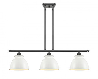 Adirondack - 3 Light - 36 inch - Oil Rubbed Bronze - Stem hung - Island Light (3442|516-3I-OB-M14-W-LED)