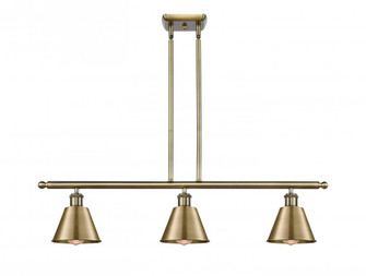 Smithfield - 3 Light - 36 inch - Antique Brass - Stem hung - Island Light (3442|516-3I-AB-M8-LED)
