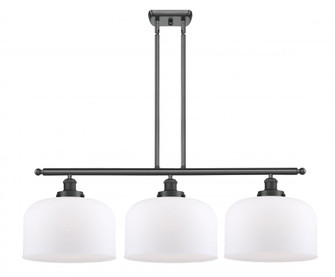 Bell - 3 Light - 36 inch - Matte Black - Stem Hung - Island Light (3442|916-3I-BK-G71-L-LED)