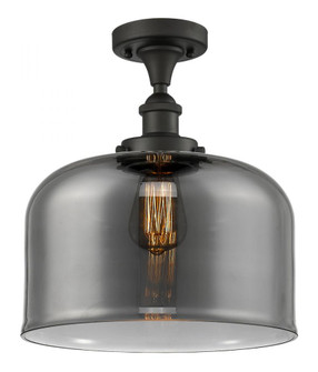 Bell - 1 Light - 12 inch - Oil Rubbed Bronze - Semi-Flush Mount (3442|916-1C-OB-G73-L)