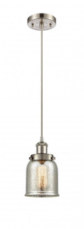 Bell - 1 Light - 5 inch - Brushed Satin Nickel - Cord hung - Mini Pendant (3442|916-1P-SN-G58-LED)