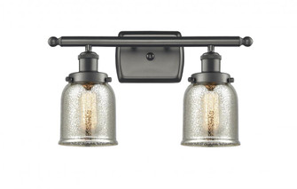 Bell - 2 Light - 16 inch - Oil Rubbed Bronze - Bath Vanity Light (3442|916-2W-OB-G58-LED)