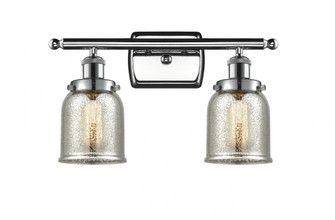 Bell - 2 Light - 16 inch - Polished Chrome - Bath Vanity Light (3442|916-2W-PC-G58-LED)
