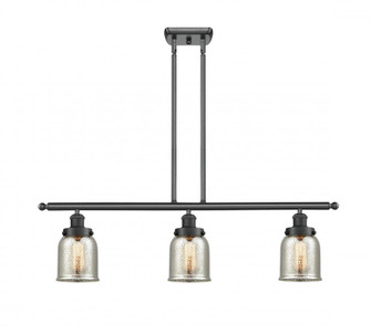 Bell - 3 Light - 36 inch - Matte Black - Stem Hung - Island Light (3442|916-3I-BK-G58-LED)