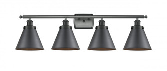 Appalachian - 4 Light - 36 inch - Matte Black - Bath Vanity Light (3442|916-4W-BK-M13)